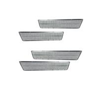 Indicadoras Giro Vehículo Luces LED Posición Lateral Transparentes Carcasas De Doble Reflector Guardabarros Delantero Trasero Para Dodge Para Challenger 2008-2014(Clear Front Rear)