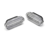 Indicadoras Luz Luces Giro 2 Luces LED De Posición Lateral Dinámicas Y Fluidas, Luz Giro Para Seat, Para Ibiza, Para Córdoba, Para Toledo, Para León Para Octavia(Crystal)
