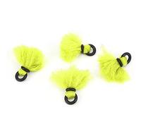 Indicadores de Flotador de Hilo de Pesca con Mosca, Flotadores de Posicionamiento de Gancho de Deriva Ligeros, Bobbers para Entusiastas de la Pesca (Amarillo Fluorescente)