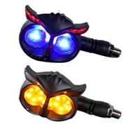 Indicadores De Gestión Para Motocicletas: LED Universales En Forma De Búho Y Proyectil | Señales Impermeables Para Motocicletas De Carretera, Bicicletas Eléctricas, Motocross, Bicicletas De Montaña, M