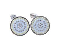 Indicadores de giro de motocicletas 2 para Uds motocicleta LED para giro para luz de señal paso 1157 enchufe con cubierta lente ahumada para Harley Softail/Dyna/Sportster/Touring