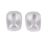 Indicadores de giro de motocicletas Para SV650 GSXR 600 750 GSXR1100 para KATANA TL1000 luces indicadoras de para giro delanteras lámpara intermitente cubierta lente Shell(Clear)