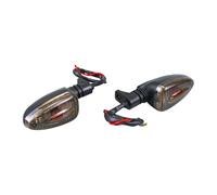 Indicadores De Motocicleta Luces Intermitentes Delanteras Y Traseras Para Motocicleta Compatibles Con BMW Para R 1200 GS F 650 800 RK S HP2 K 1300(Negro)