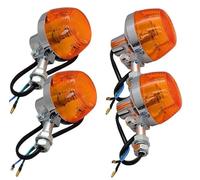 Indicadores Funcionamiento Intermitentes Motocicleta Luces Direccionales para XL100 C70 CT70 CT90 CM400 Luz Freno Estacionamiento Iluminación(4 Piezas Cortas)