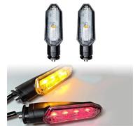 Indicadores Funcionamiento Intermitentes Motocicleta para CRF250L, CRF300L, Rallying, CRF450L, CRF1000, CRF1100, Luz De Circulación Diaria Iluminación(Rojo,2 Piezas)