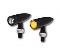 Indicadores LED HIGHSIDER MONO BULLET LONG, negro