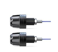 Indicadores luminosos 2 Luces LED Intermitentes Manillar Motocicleta 12 V Para Extremo De Manillar Barra Agarre Luz Intermitente Marcador Lateral Lámpara De Esquina
