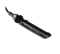 Indicadores luminosos 2 Uds. Indicador De Señal De Giro LED Para Motocicleta Luz De Circulación M8 12 V Scooter 2 Cables Universales