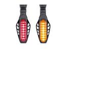 Indicadores luminosos Luz De Señal De Giro LED Para Motocicleta 12 V Y 24 V Luz Intermitente 12 V Luz Freno DRL Intermitente Blanca Amarilla Roja Luz De Circulación Diurna