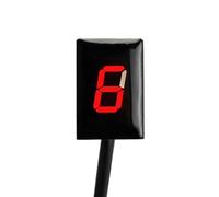 Indicadores Marchas Para CBR500R 2013-2018 Para CBR600F 2011-2013 Para CBR600RR 2003-2006 Motocicleta LCD 6 Para Indicador De Marcha De Nivel 1-6 Medidor Digital(Red)