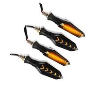 Indicadores Torneado Compatible Con Para ER6N Para Er6f 2009 2010 2011 2012 2013 2014 2015 2016 Luz Intermitente De Motocicleta Que Indica La Lámpara(2 Pairs yellow-yellow)
