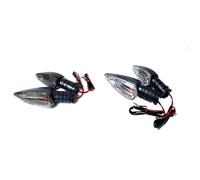 Indicadores Torneado Compatible Con YZF Para R15 Para V2 2011-2016 Para V3 2017-2020 Para V4 2021-2023 Luces Indicadoras De Giro De Motocicleta Lámpara Intermitente(White and dark gray)