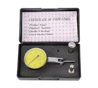 Indicatore di test con quadrante a leva Strumento di misurazione da 0,01 mm per lavori di ispezione meccanica Gamma di 0,8 mm in alluminio giallo
