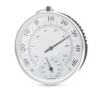 Indicatore termometro esterno - Vetro ABS in lega di alluminio 3,93 pollici | Monitor analogico della temperatura con lettura accurata montaggio a parete, quadrante per il monitoraggio del clima, qua