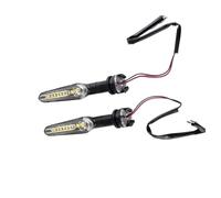 Indicatori di Direzione Moto Compatible Con Yamaha Para XT1200Z 2010-2014 Para FZ-07 2014-2020 Para XJ6 2009-2016 Luz De Señal De Giro Delantera Y Trasera De Motocicleta Indicador De Agua Que Fluye