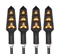 Indicatori di motociclette Compatible Con YAMAHA Para YZFR1 Para YZFR6 2005 2006 2007 2008 2009 Lámpara De Señal De Giro De Motocicleta Con Relé Incorporado Luz De Freno De Parada Intermitente
