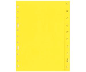 Índice Alfabético IBERPLAS 731 PVC, 4º Natural Multitaladro 20 Pestañas