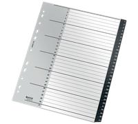 Índice Leitz Recycle, PP, Extra Ancho, Co2 Compensado Negro 1-31 A4 Maxi
