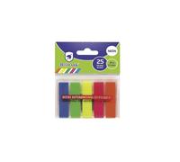 Índices Adhesivos BISMARK Neón, 45 x 15 mm. Blister x5 Colores