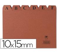 Índices para archivo de tarjetas 100 X 150 mm