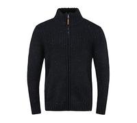 Indicode Bergen Cárdigan Chaqueta De Punto Grueso para Hombre, tamaño:XL, Color:Black (999)