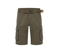 Indicode Costa - Pantalon Corto Cargo para Hombre, tamaño:S, Color:Army (600)