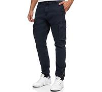 Indicode Hombres Alex Pantalón Cargo de algodón con 6 Bolsillos