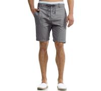 Indicode Hombres Bowmanville Pantalones Cortos de Lino y algodón Lt Grey L