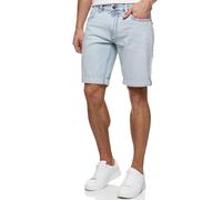 Indicode Hombres Caden Jeans Shorts | Pantalones Cortos Vaqueros con 5 Bolsillos Foam Blue L