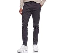 Indicode Hombres Cherry Chino Stretch Pants | Pantalón elástico Dk Grey 32/32