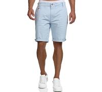Indicode Hombres Creel Pantalón Chino Corto con 5 Bolsillos Sky Way L