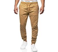 Indicode Hombres Fields Pantalón de Tela con 4 Bolsillos Amber XL
