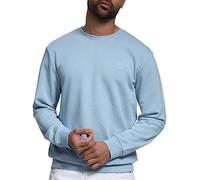 Indicode Hombres Holt Sudadera con puños de canalé Blue Wave L