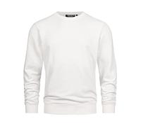Indicode Hombres Holt Sudadera con puños de canalé Offwhite XL