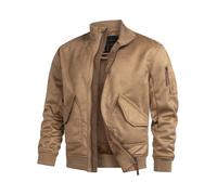 Indicode Hombres INFrosco Jacket | Chaqueta de cuero sintético de ante Dark Sand L