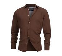 Indicode Hombres INGilman Shirt | Camisa a Cuadros con Cuello Kent de Mezcla de algodón Bracken M