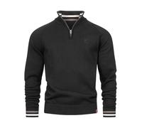 Indicode Hombres INSwift Knit Sweater | Suéter de Punto con Cuello Alto Black M