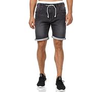 Indicode Hombres Kadin Pantalón Corto Deportivo confeccionado con 82% algodón Black XXL