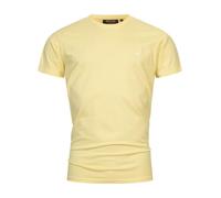 Indicode Hombres Kloge Camiseta con Cuello Redondo Pale Banana XL