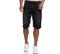 Indicode Hombres Leon Pantalón Corto confeccionado en 98% algodón Black M