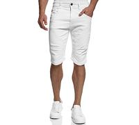 Indicode Hombres Leon Pantalón Corto confeccionado en 98% algodón Offwhite L