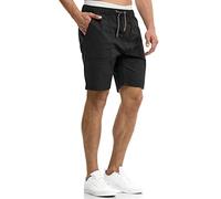 Indicode Hombres Stoufville Shorts Chinos con 4 Bolsillos Black L