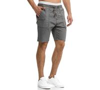 Indicode Hombres Stoufville Shorts Chinos con 4 Bolsillos Pewter L