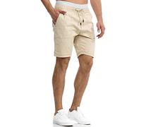 Indicode Hombres Stoufville Shorts Chinos con 4 Bolsillos White Pepper 3XL