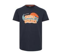 INDICODE JEANS Camiseta 'Daniel' navy / menta / naranja oscuro / blanco XXXL navy / menta / naranja oscuro / blanco