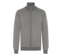 INDICODE JEANS Cárdigan 'Andy' marrón / gris XL marrón / gris