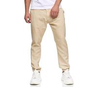 Indicode Pantalones de tela Blnda de lino y algodón para hombre | Pantalones de hombre Pantalones casuales Hombres, Cornstalk, M