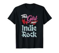 Indie Rock Amante Indie Fan Die Mädchen liebe Indie Rock Camiseta