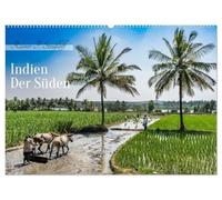 Indien - Der Süden (Wandkalender 2026 DIN A2 quer), CALVENDO Monatskalender: Bunt, vielfältig, voller Leben und Kulturen steckt der Süden Indiens. ... vom Indischen Ozean zum Arabischen Meer.