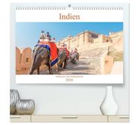 Indien - Eindrucksvoller Subkontinent (hochwertiger Premium Wandkalender 2026 DIN A2 quer), Kunstdruck in Hochglanz: Der Kalender zeigt Ihnen ... eindrucksvollen und aufstrebenden Landes.
